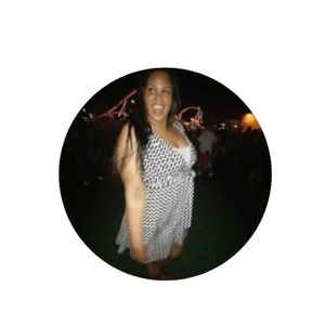 Forever 21 Black.White Tribal Print Dress w| silver pod ornament buttons in 2X